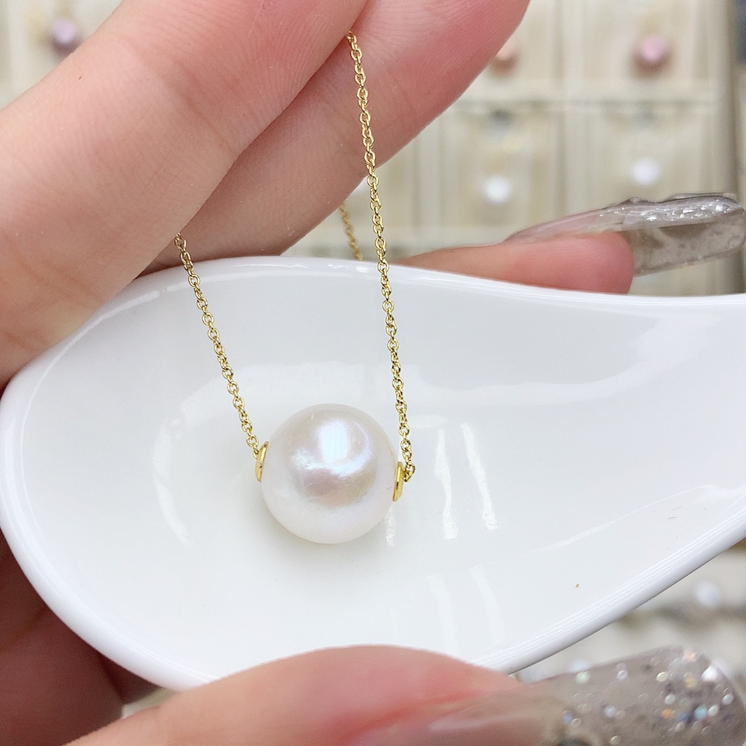 淡水珍珠合金颈饰