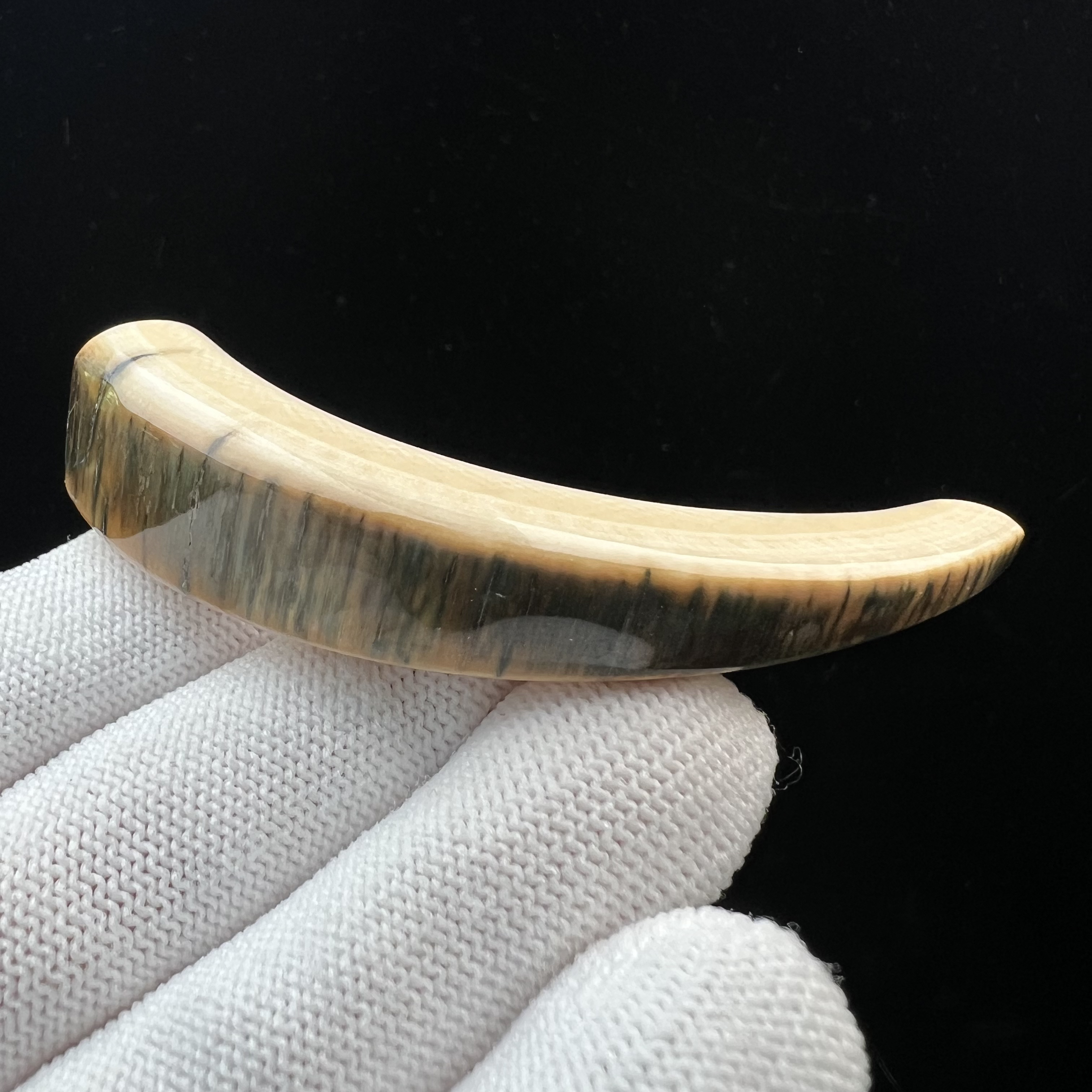 D3490然猛犸牙蓝皮 牙尖 16*72mm支持鉴定 假一罚四