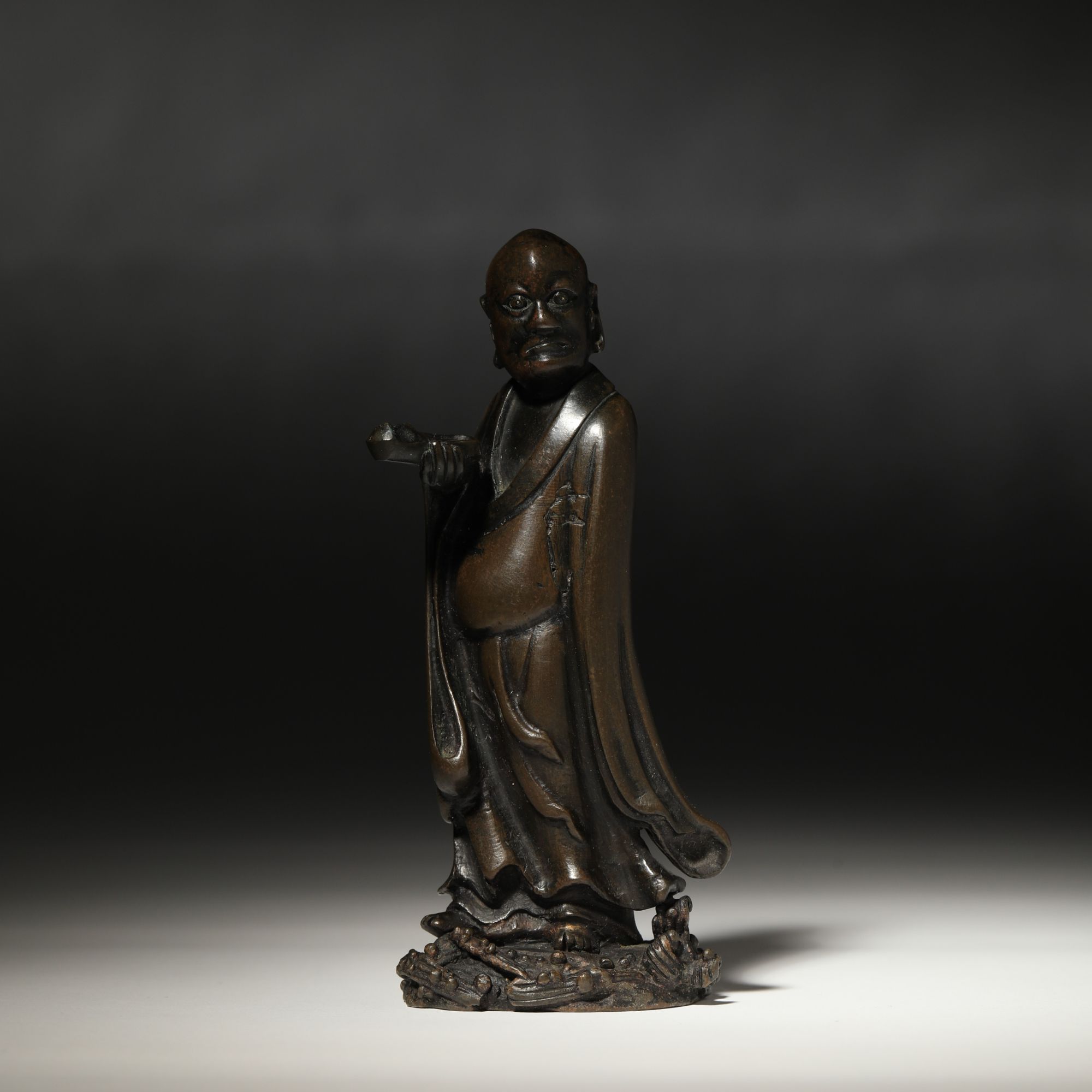 【2月7日古董拍卖预展】3410 明 达摩立像