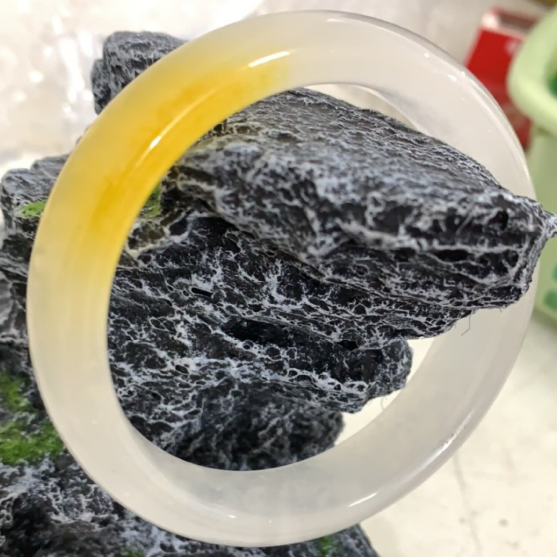 517   一口黄车轮手镯