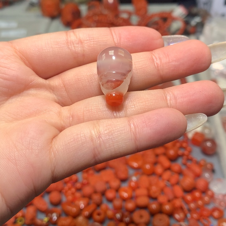 【闪购商品】南红玛瑙未镶嵌三通用****6