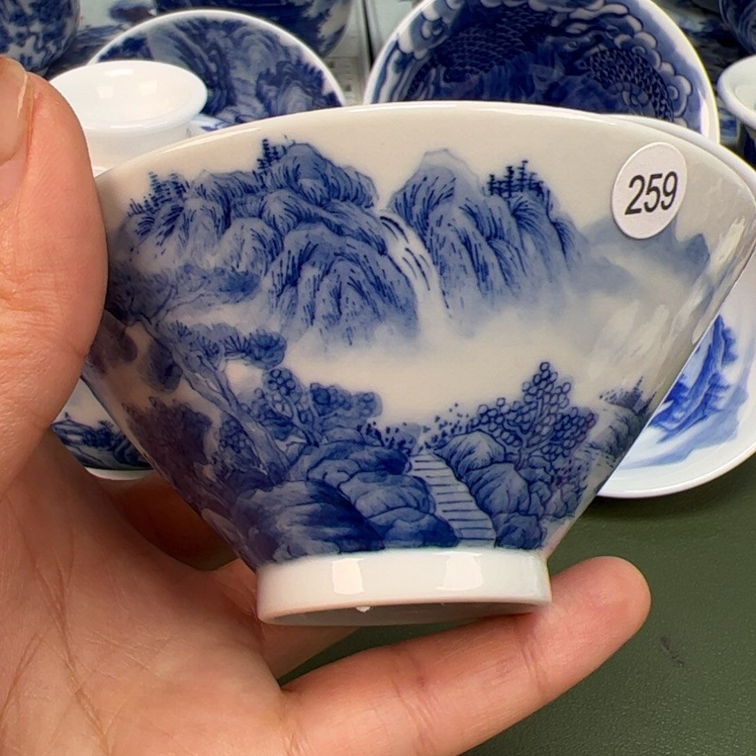 杯沙沙手工手绘茶具259