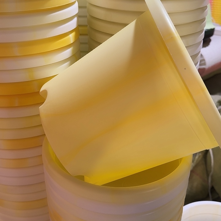 四季4号黄色琉璃无托10个