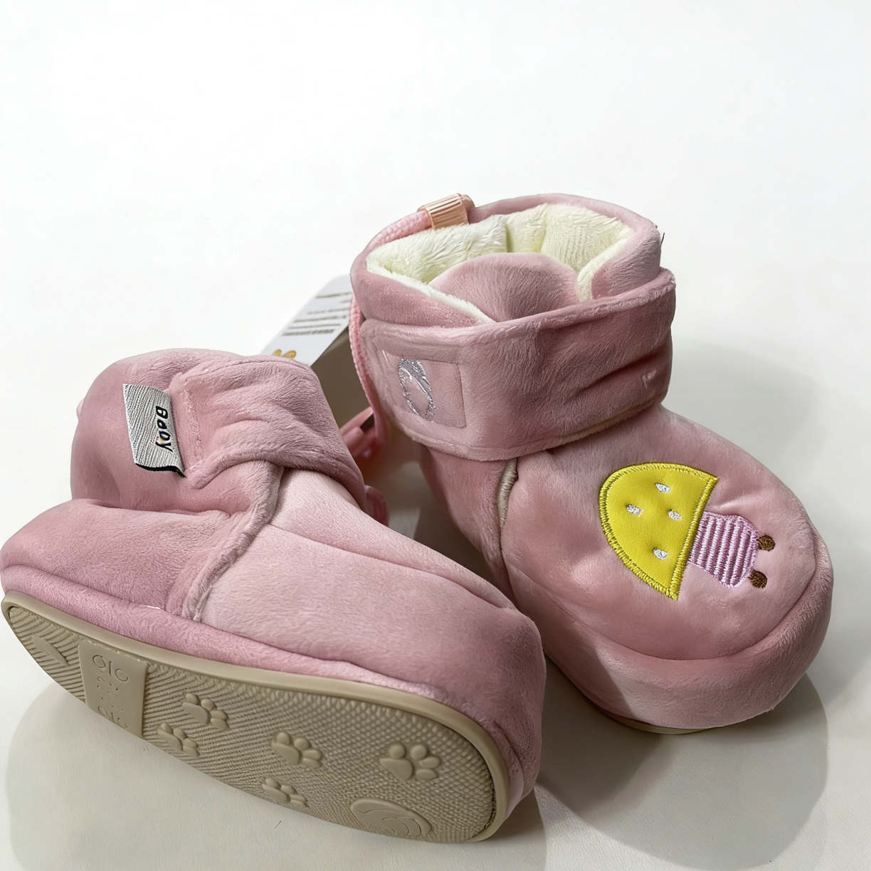 秋冬新款加厚加绒婴儿防滑学步鞋保暖软底男女幼童鞋