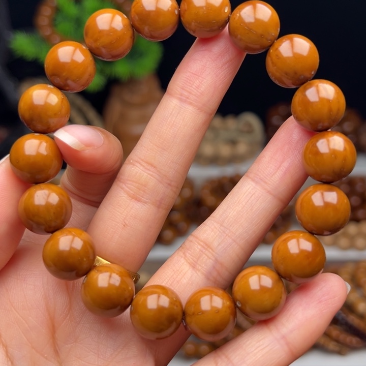 手串紫金鼠卡12.8半实心光珠