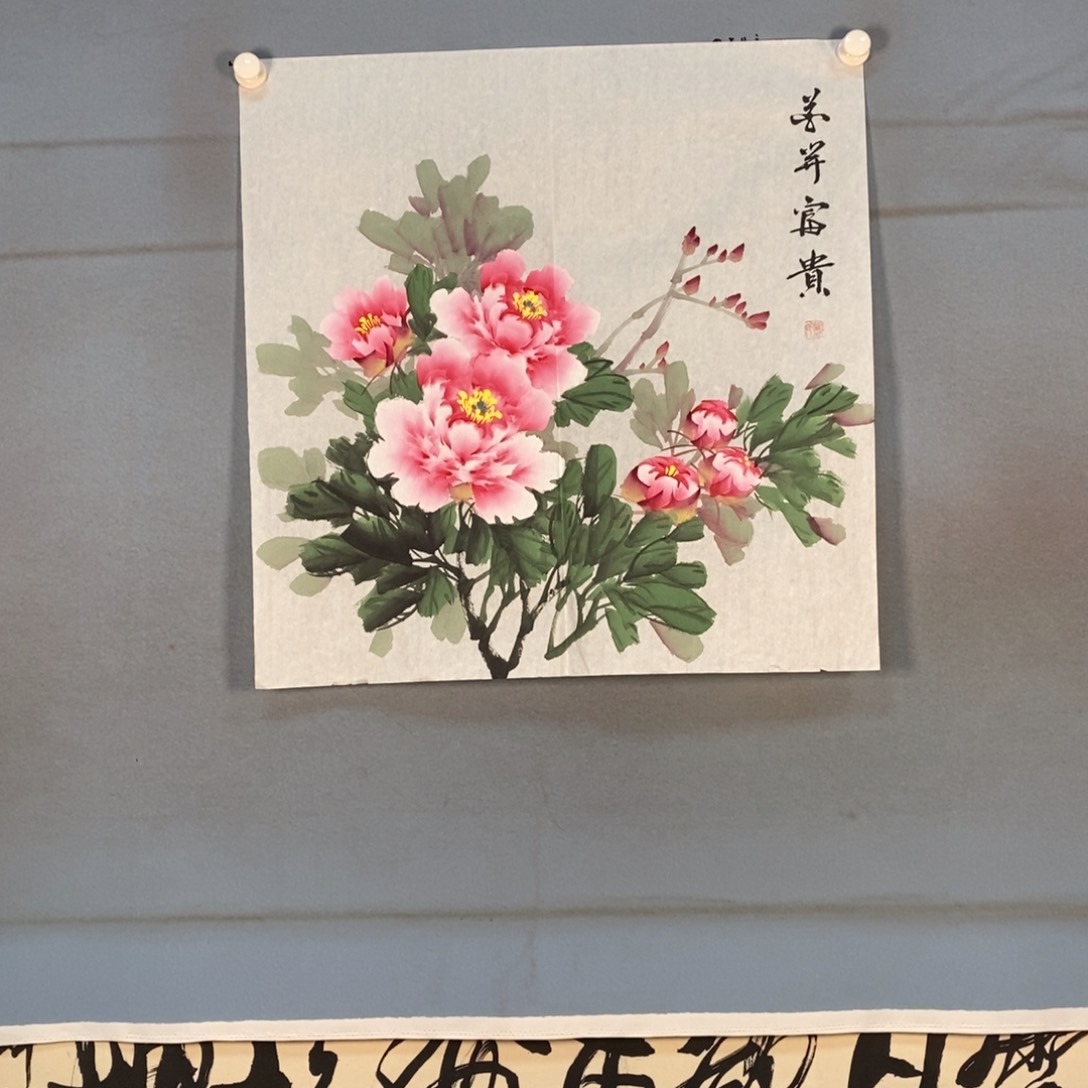 国画331牡丹花盛开的时候