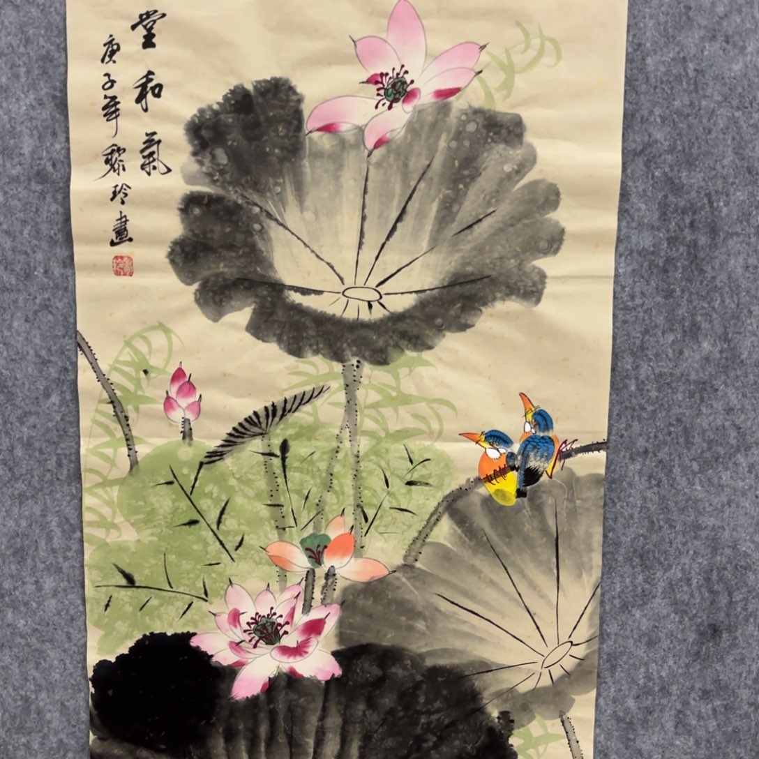 国画黎玲老师国画花鸟作品