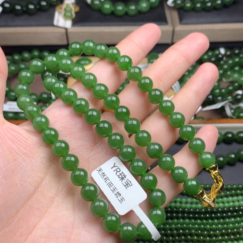 【闪购商品】颈饰未镶嵌和田玉（碧玉）树*熊8