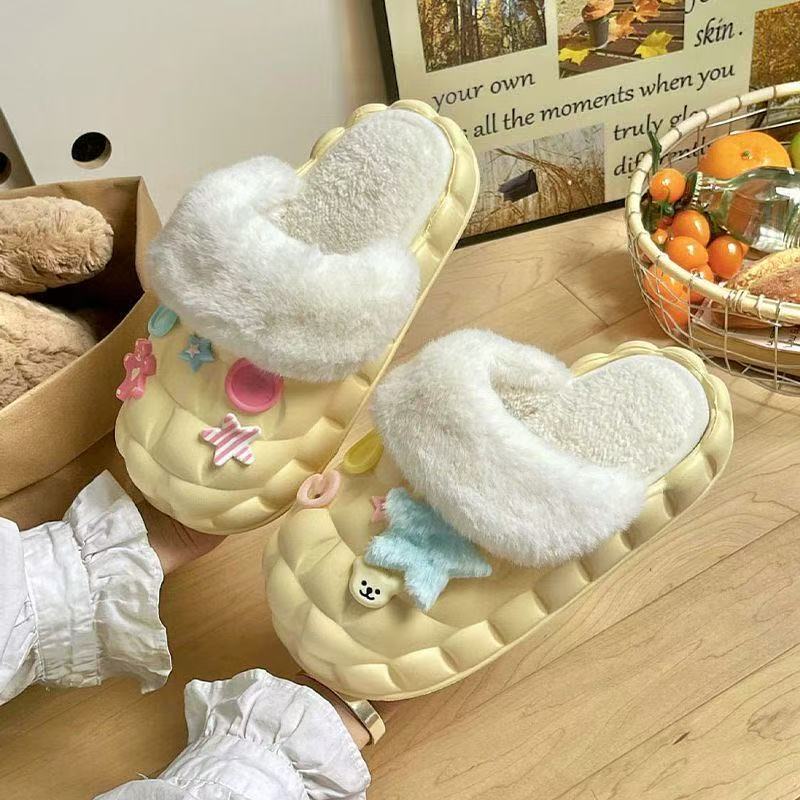 儿童款的可爱女生冬季防水防滑可外穿厚底加绒可拆卸包【C区】4073