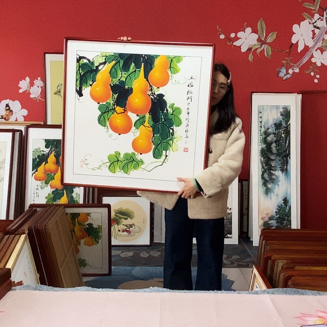 国画手写手绘82✖️82国画作品