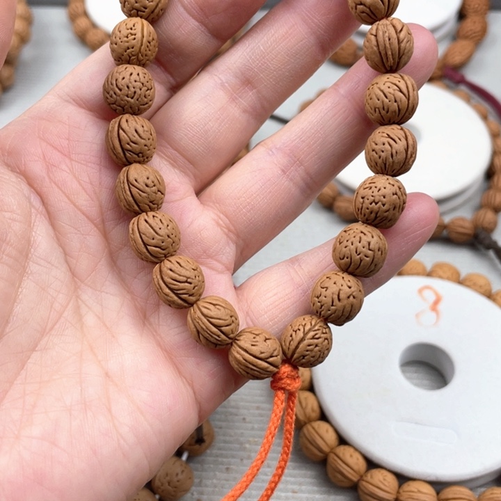 阳***天核桃手串/手链10.5尺寸野生桃核手持（福利款不退不换）