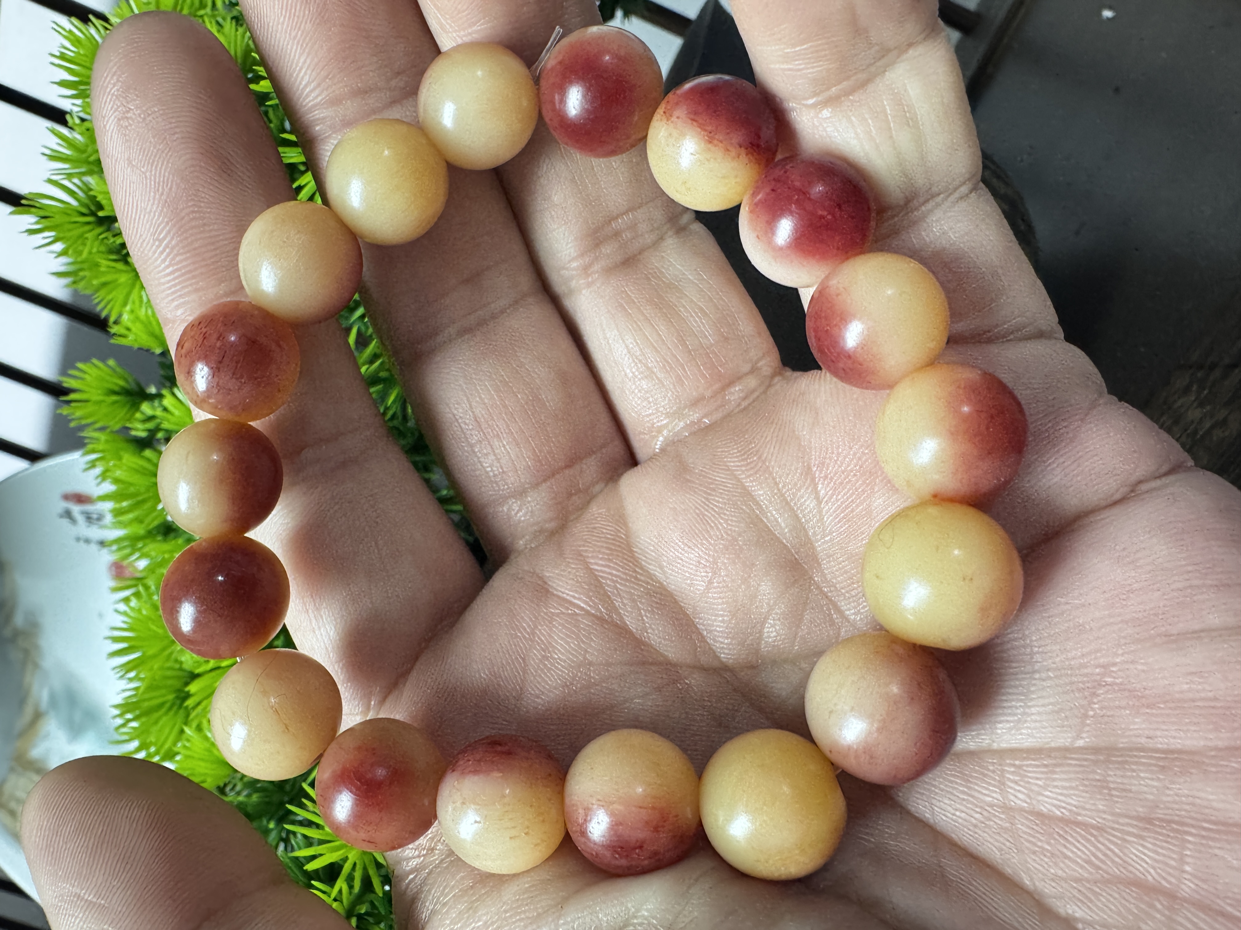 非金属树脂手链          大圣七号  H308-12   回流头货单圈手串