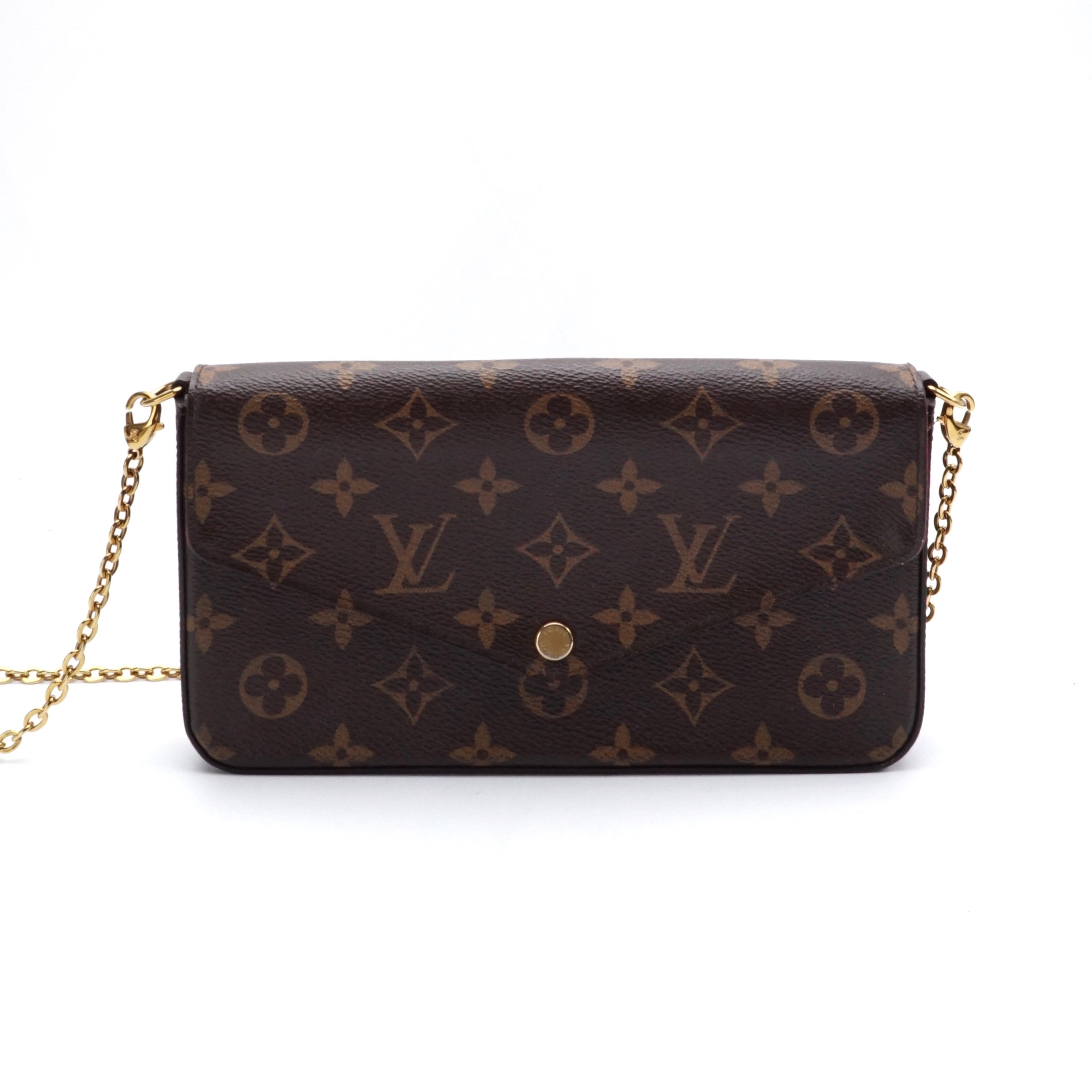 95新 LouisVuitton/路易威登 LV路易威登老花三合一链条包 12141