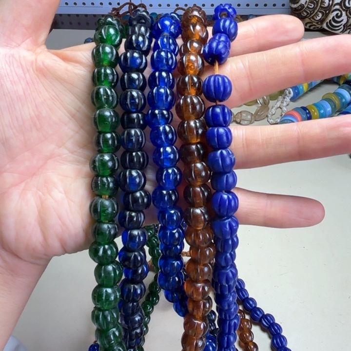 玻璃颈饰琉璃多种颜色喜欢喊主播选单价随机发