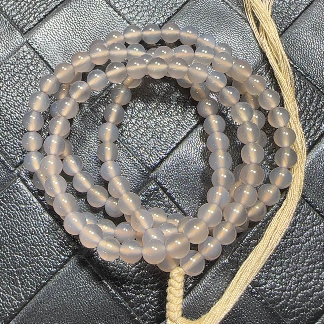 玛瑙/玉髓未镶嵌手串6mm+