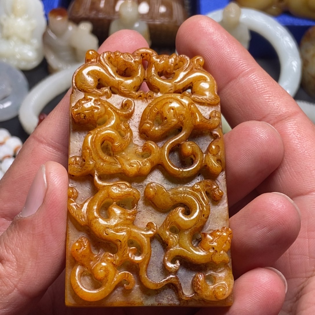 和田玉挂件未镶嵌