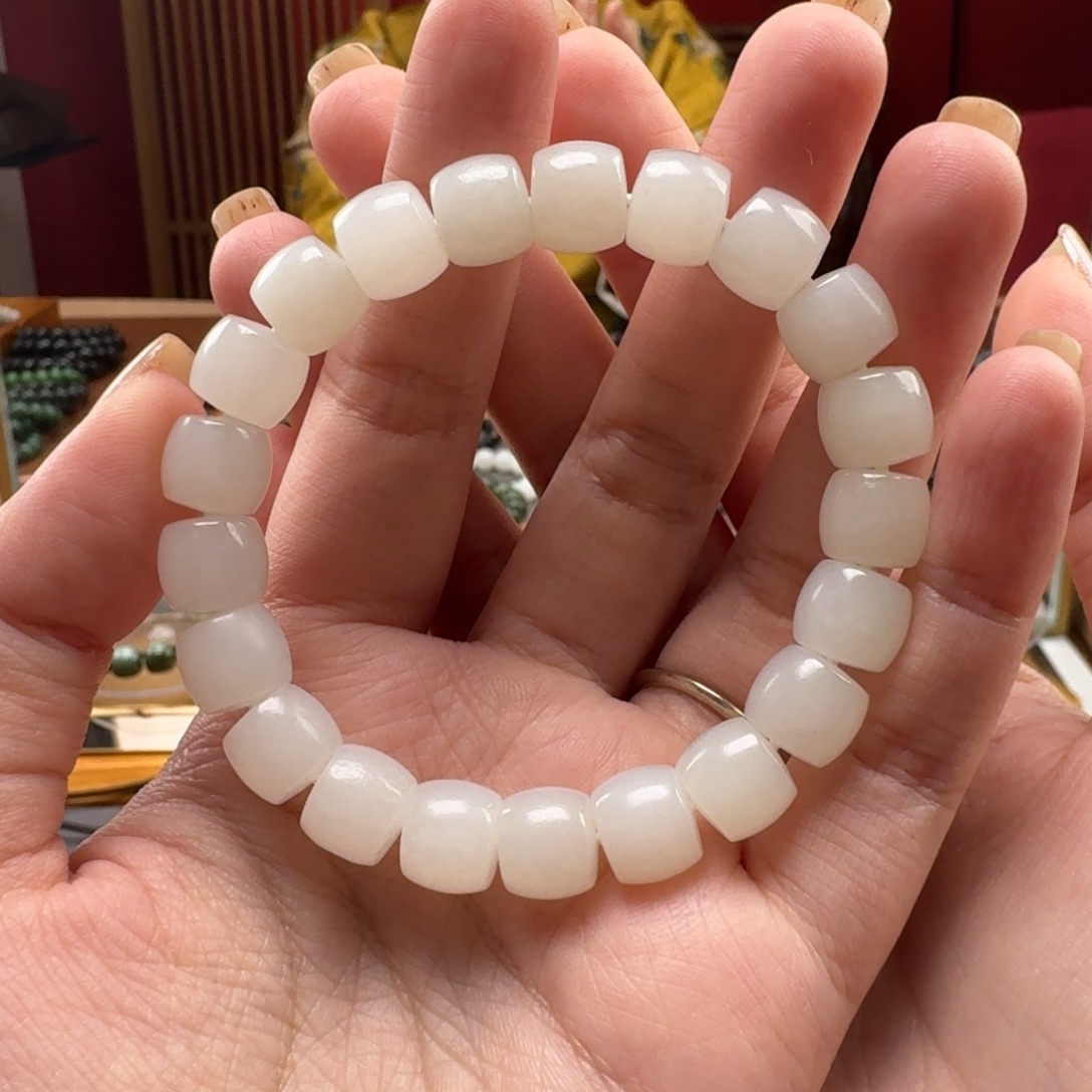 @****和田玉未镶嵌手链和田玉天泰9/10直