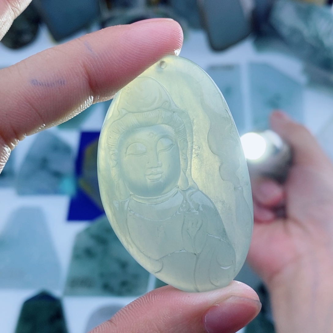 未镶嵌挂件翡翠天然翡翠