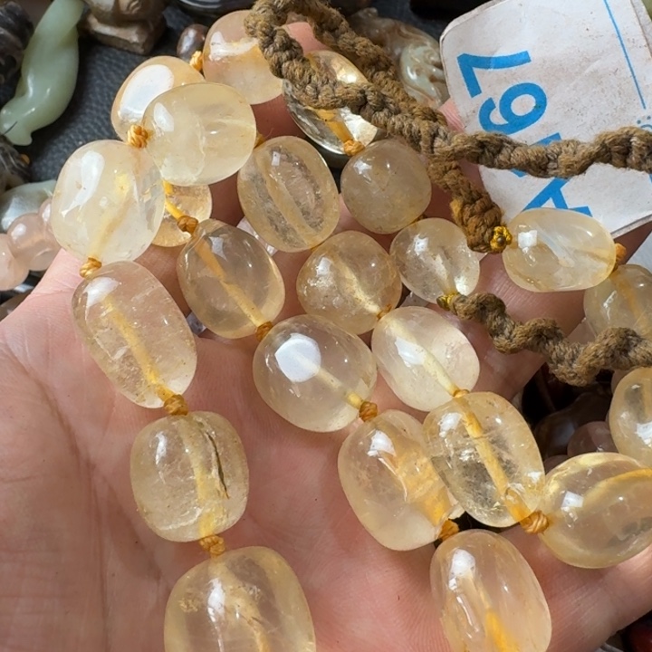 玛瑙/玉髓颈饰合金