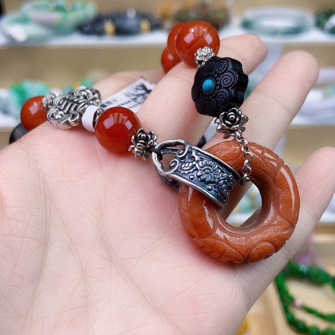 翡翠未镶嵌手链手链