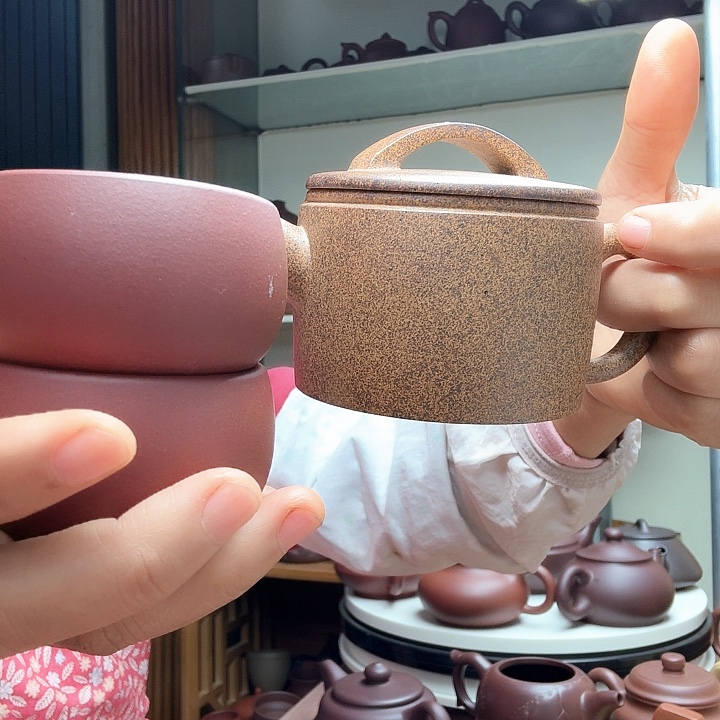 s***w紫砂茶壶半手汉瓦170cc