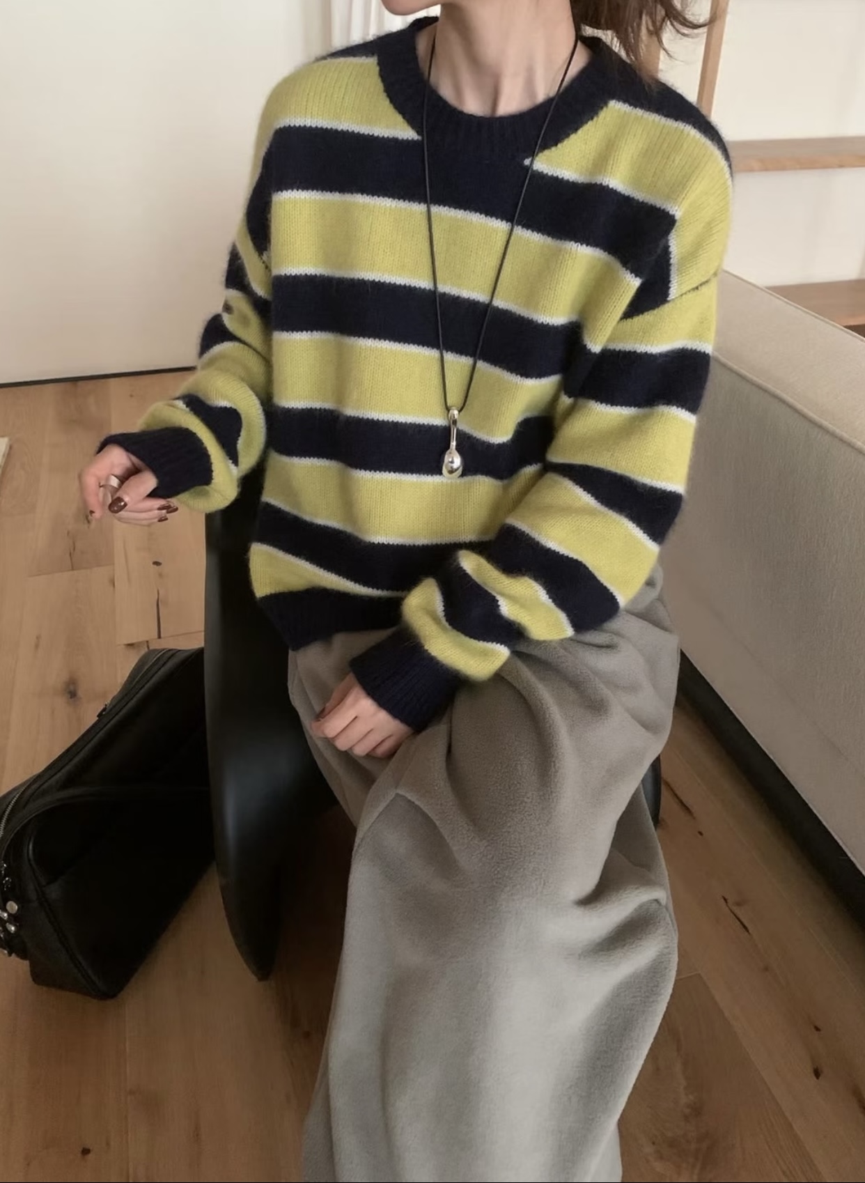 《摸鱼》设计款大力士的秋冬短裙(预售）