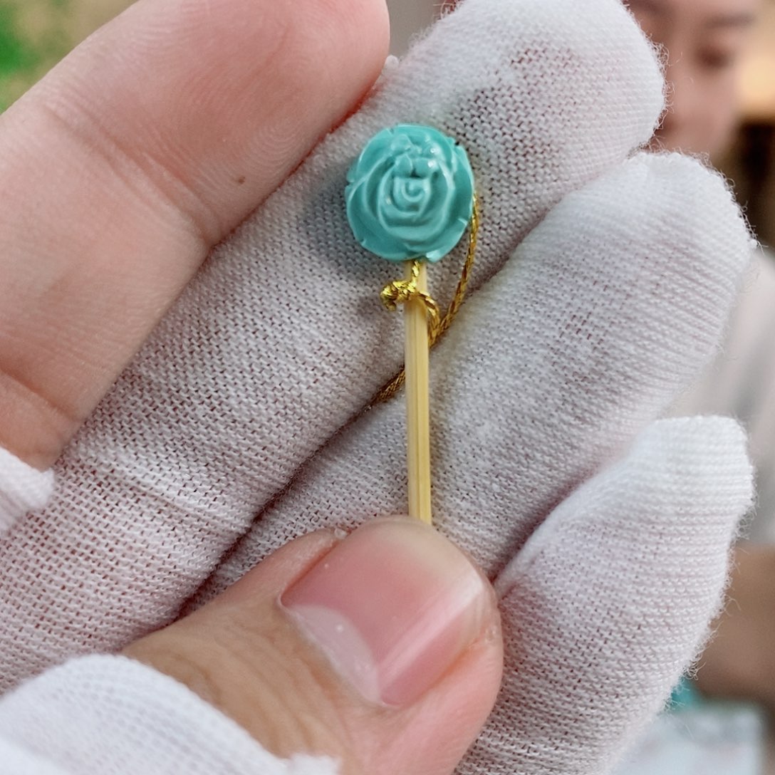 绿松石珠宝奇石未镶嵌