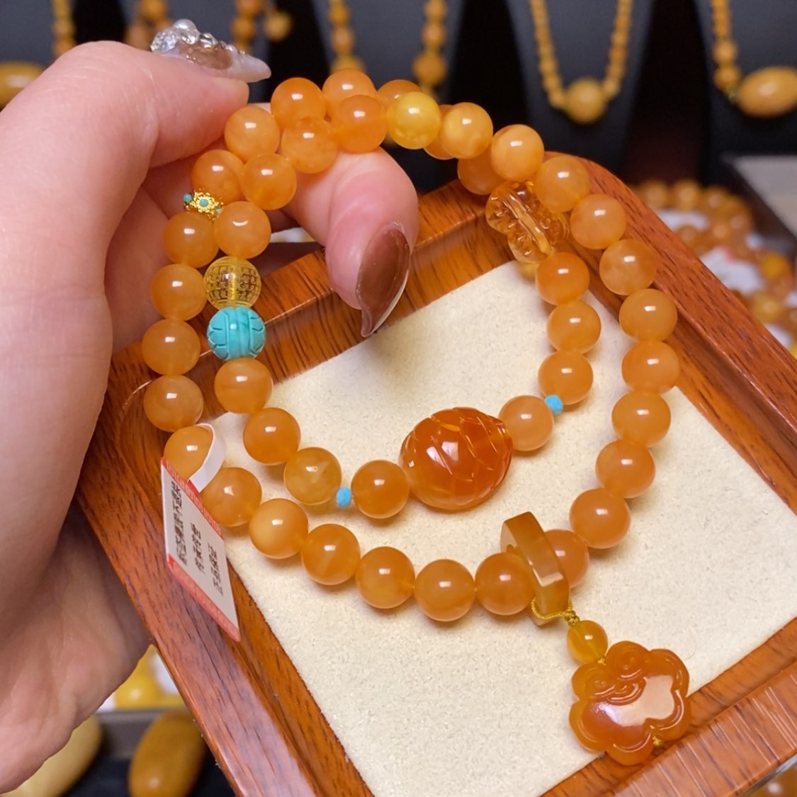 【闪购商品】蜜蜡手链未镶嵌手串