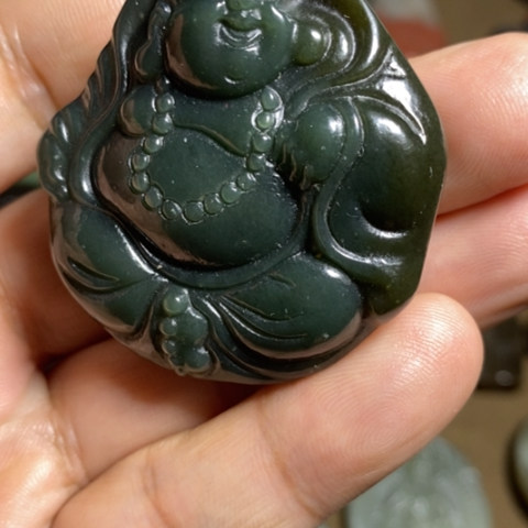 和田玉未镶嵌挂件