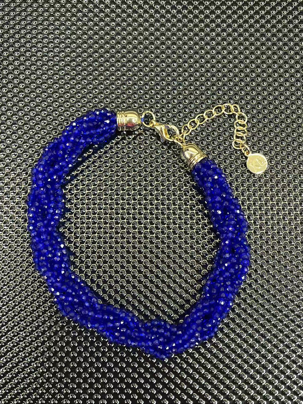 培育蓝宝石蓝宝编织手链2m（多样性一件发货）