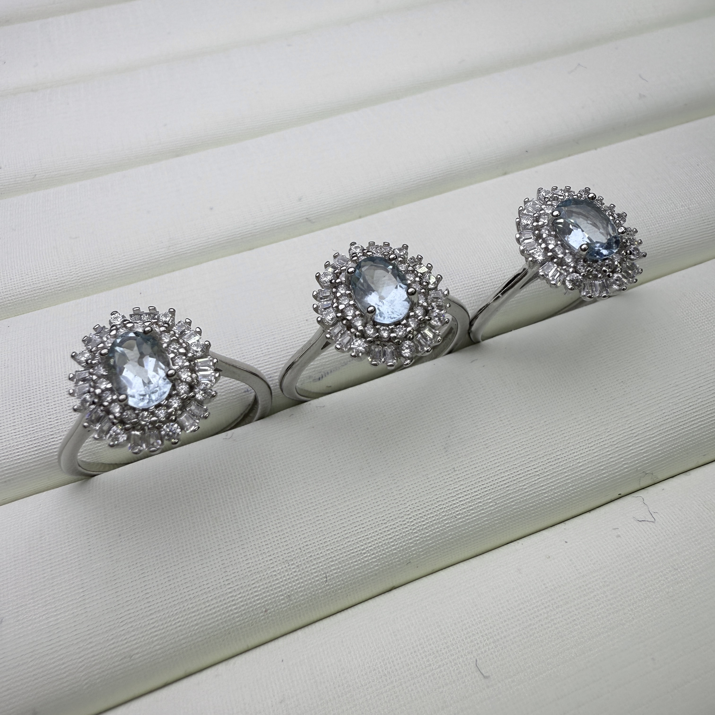 【小宝晶选】天然S925海蓝宝戒指 多样性发一件 896XBAX