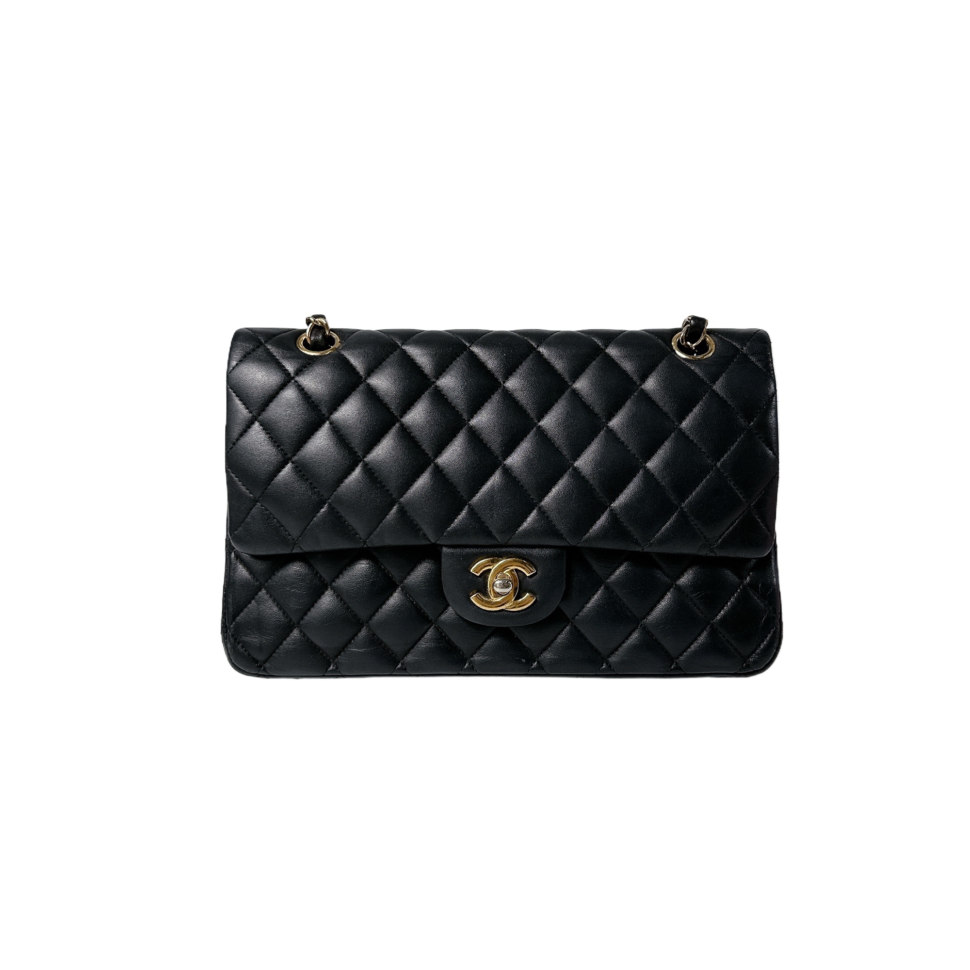 95新 Chanel/香奈儿 经典口盖包/BK0145513 斜挎包