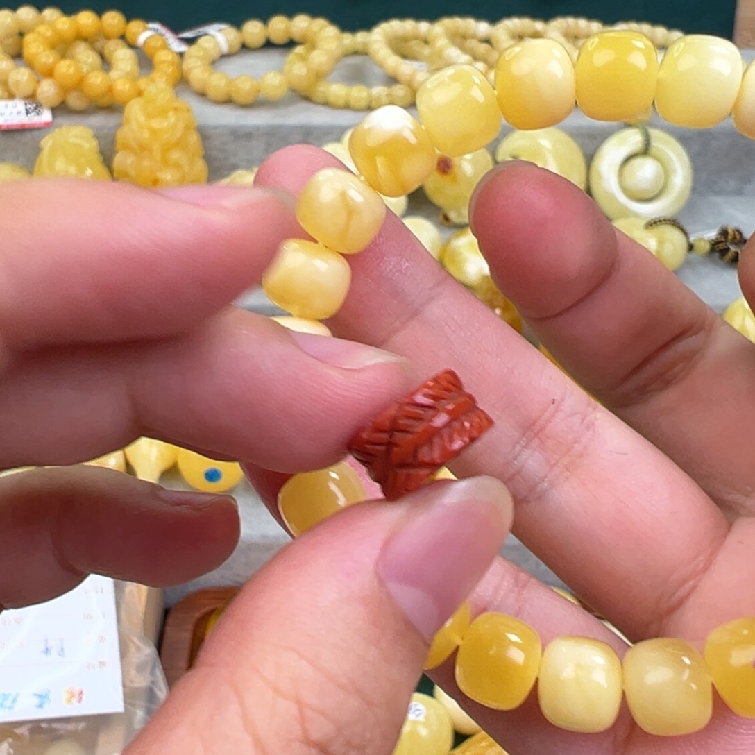 琥珀手链未镶嵌蜜蜡