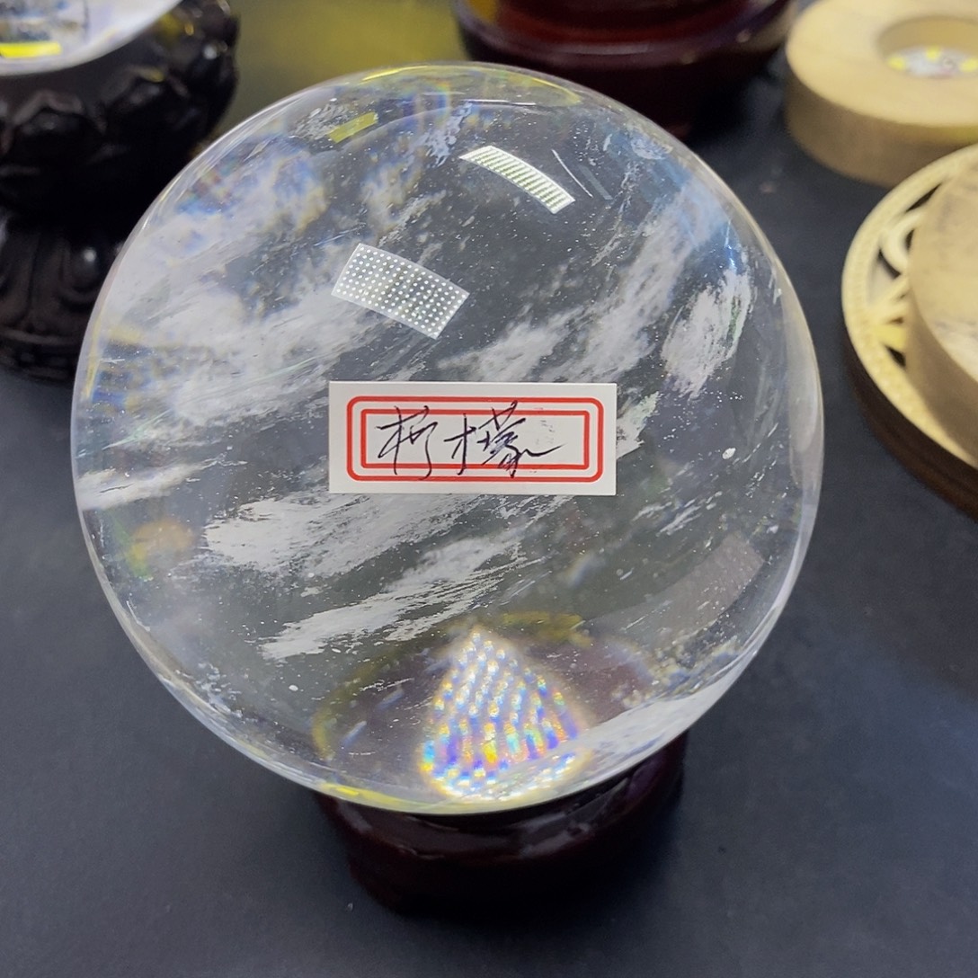 柠***道石材10公分白水摆件