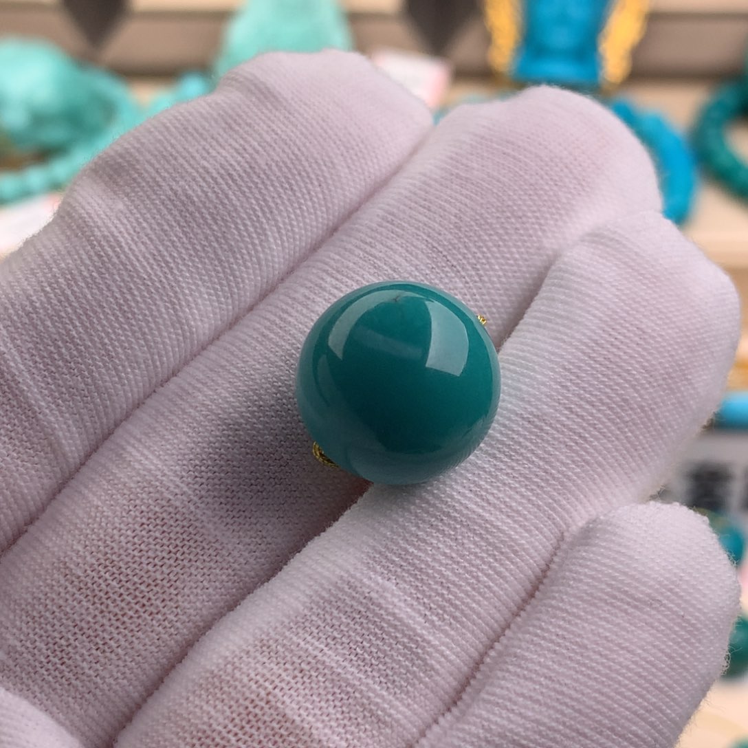 未镶嵌绿松石珠宝奇石14.7