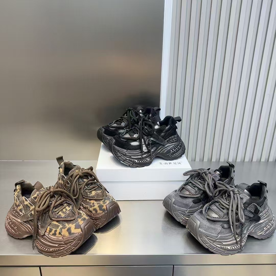 MSDD老爹鞋时尚春季透气男士秋季鞋子女鞋潮流运动鞋网面女鞋厚底