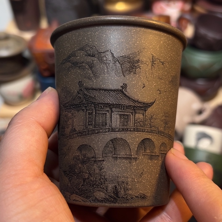 茶杯紫砂宜兴紫砂主人杯