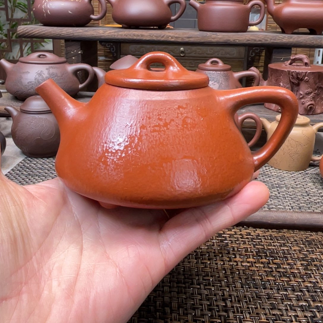 紫砂茶壶宜兴原矿紫砂手工制微瑕220佱