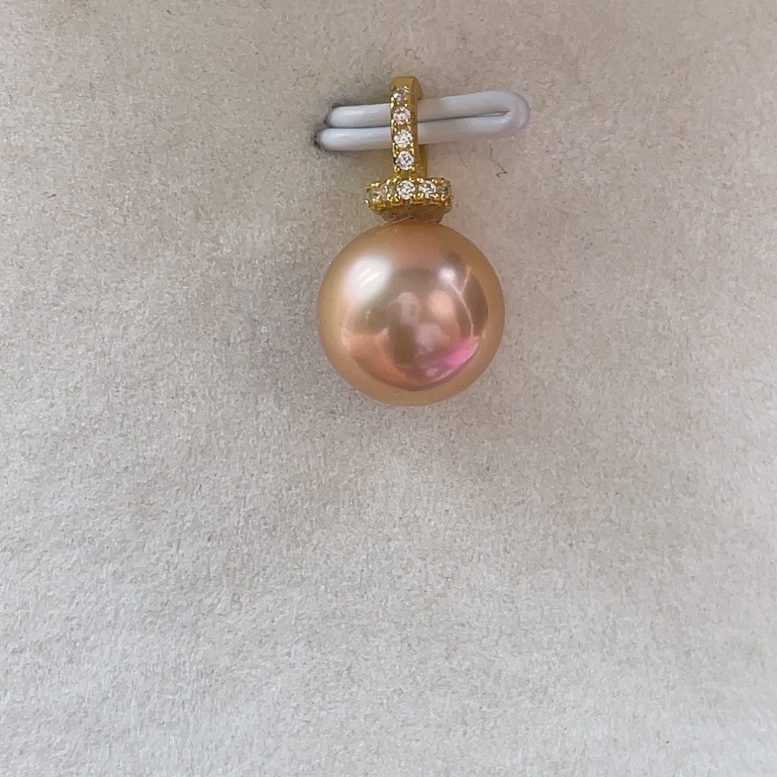 淡水珍珠颈饰银S925镶嵌