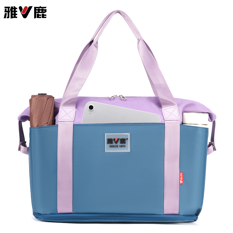 雅鹿可套行李箱出差旅行包大容量行李旅游包撞色时尚商品图