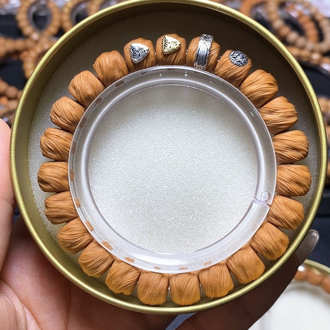 猴头核桃手串四标鬼印无相尺寸11左右全品单号183号