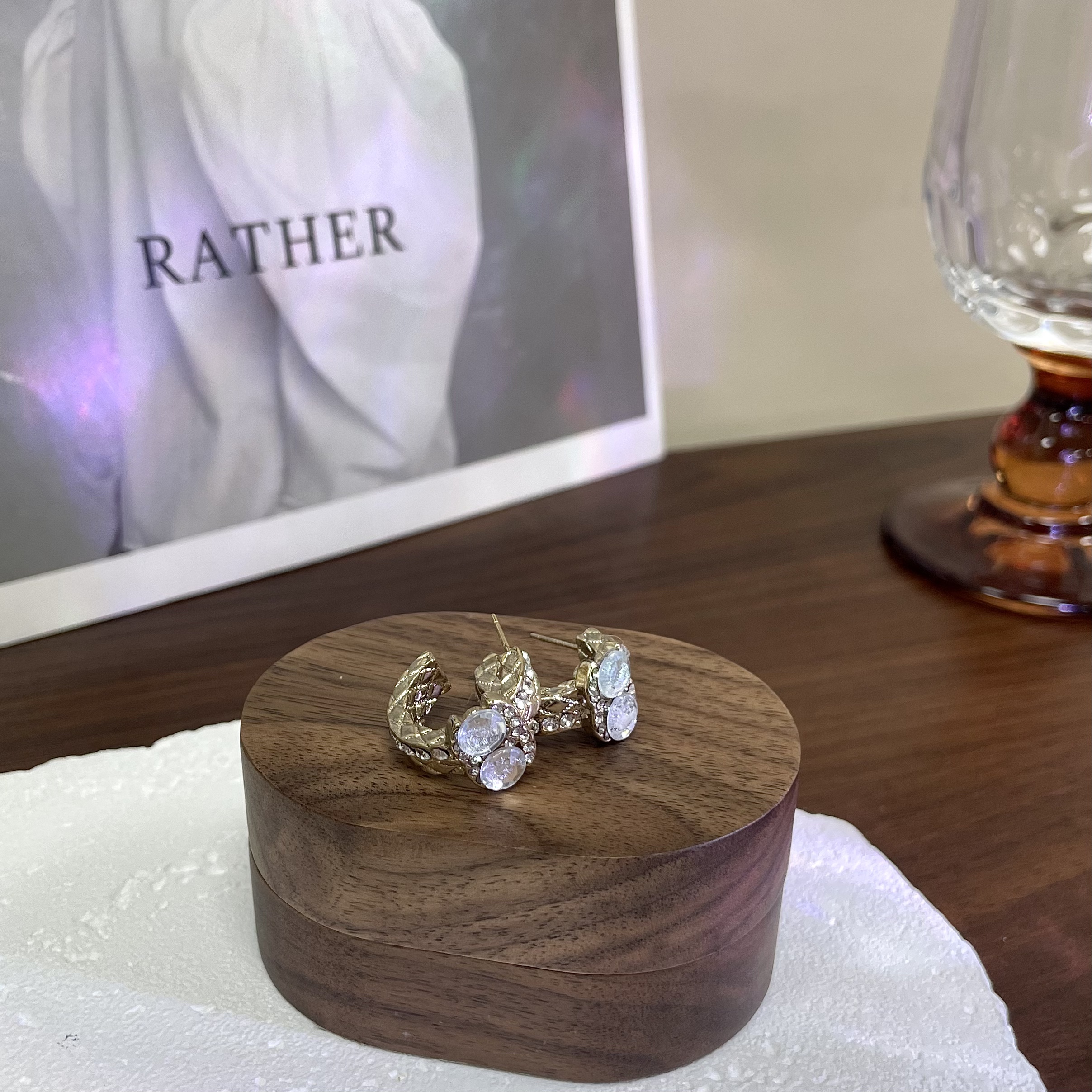 铜合金耳饰 E42小耳钩奶家耳环轻奢高级