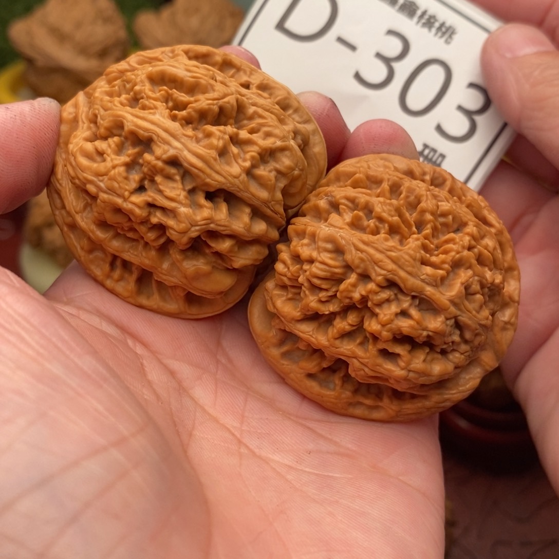 文玩核桃把件粗筋43