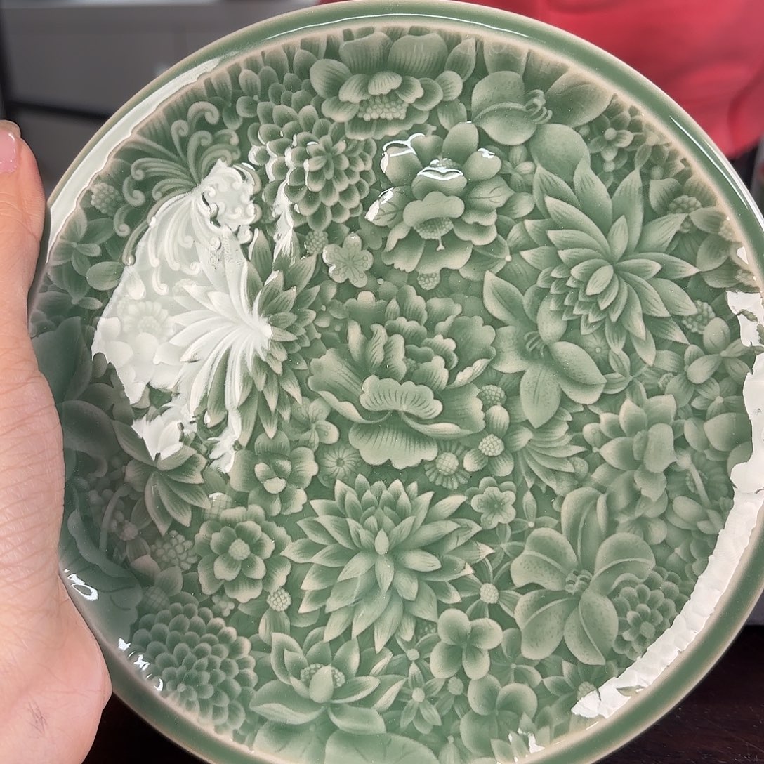 龙泉云间青瓷小米茶器