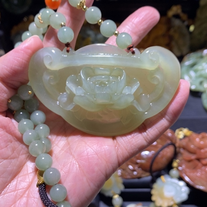 岫玉岫玉吊坠未镶嵌