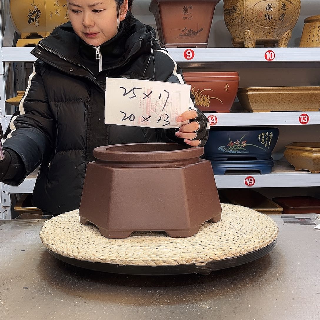 紫砂花盆紫砂花盆