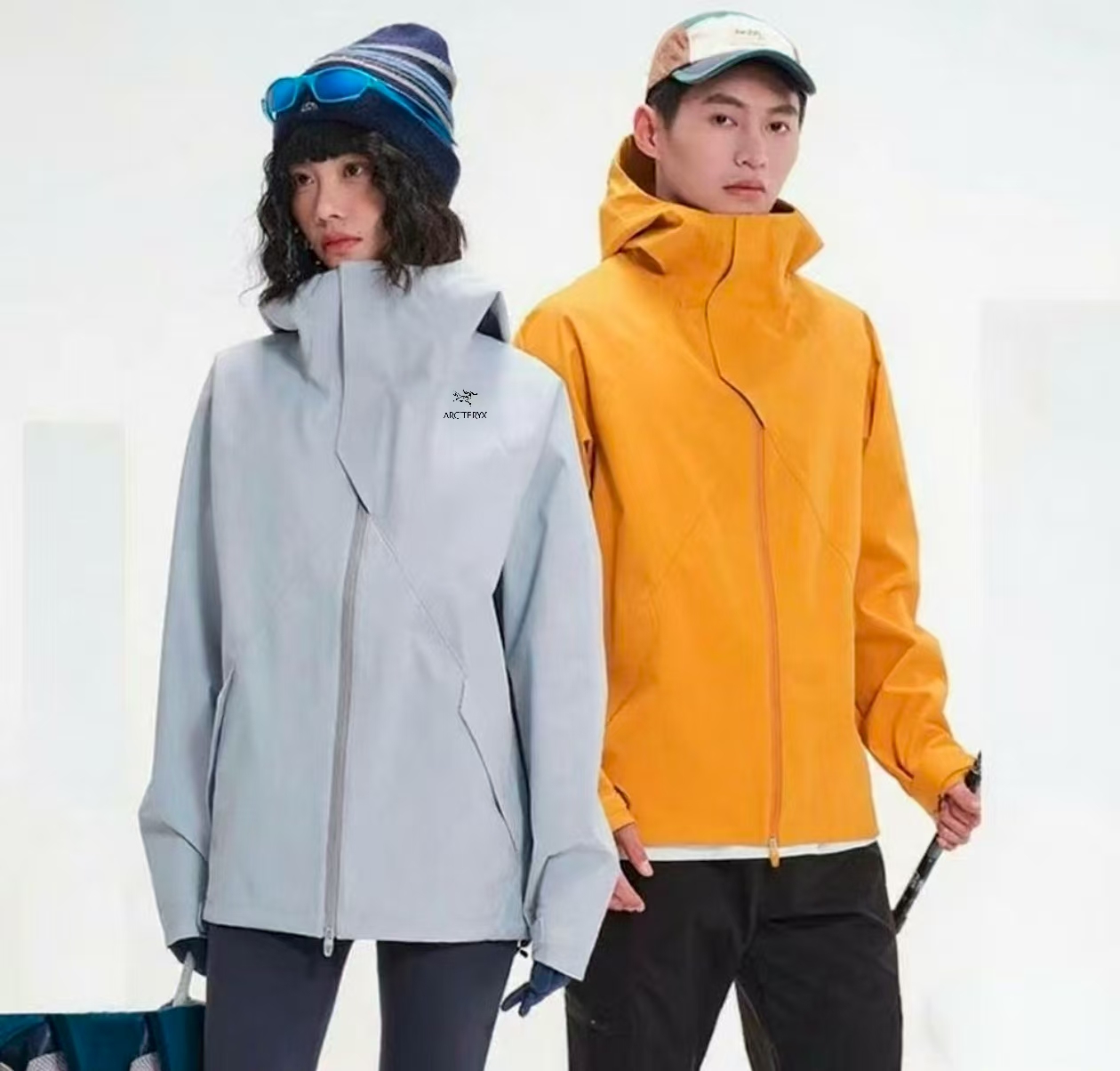 茑+新款【男女同款冲锋衣】户外硬壳防水运动时尚百搭挡水透气