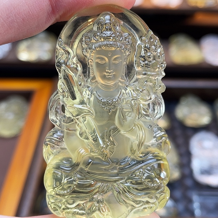 一****吊坠(赠链)水晶未镶嵌虚空藏菩萨