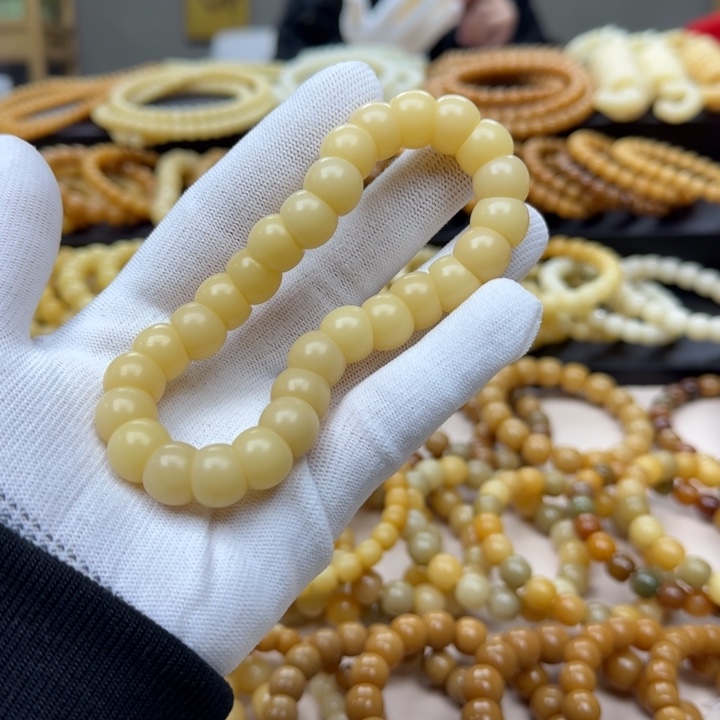 菩提根/象牙果手串13大肠 10年 鬼工