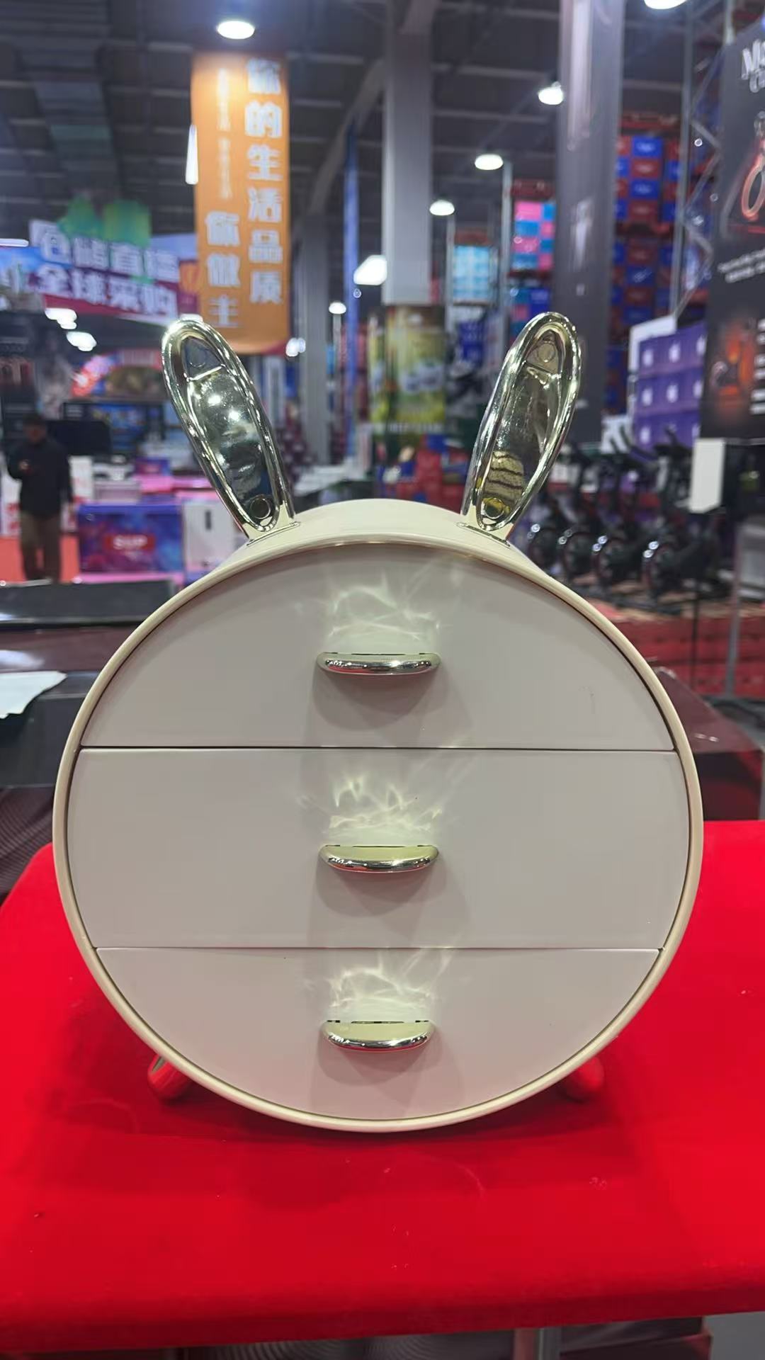 兔耳化妆收纳柜高颜值zl1